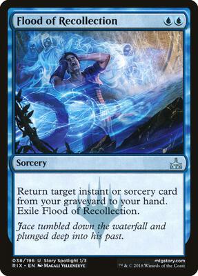 Flood of Recollection card from Rivals of Ixalan