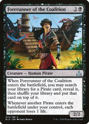 Forerunner of the Coalition card from Rivals of Ixalan