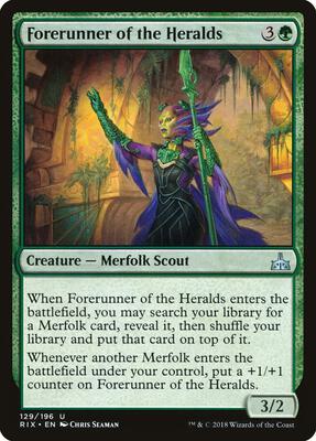 Forerunner of the Heralds card from Rivals of Ixalan