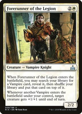 Forerunner of the Legion card from Rivals of Ixalan