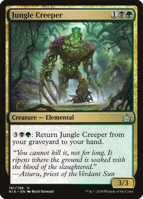 Jungle Creeper card from Rivals of Ixalan