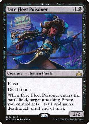 Dire Fleet Poisoner card from Rivals of Ixalan