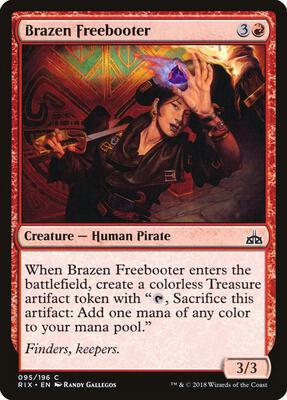 Brazen Freebooter card from Rivals of Ixalan