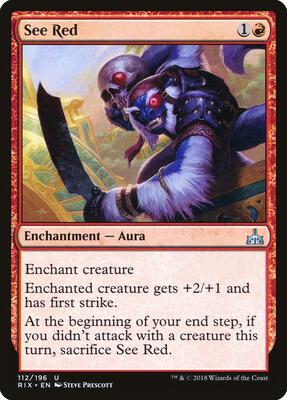 See Red card from Rivals of Ixalan