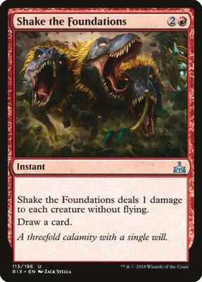 Shake the Foundations card from Rivals of Ixalan