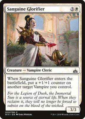Sanguine Glorifier card from Rivals of Ixalan