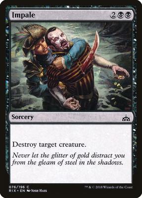 Impale card from Rivals of Ixalan