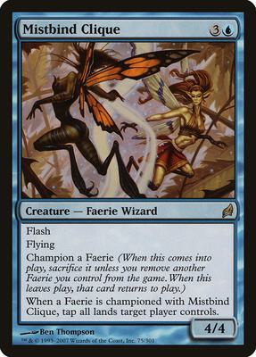 Mistbind Clique card from Lorwyn