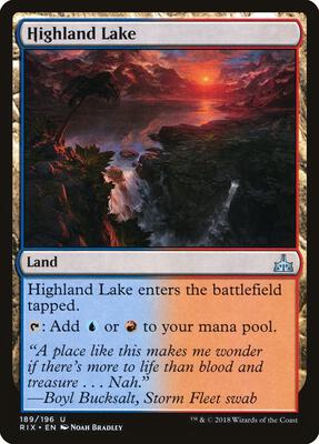 Highland Lake card from Rivals of Ixalan