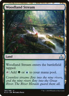 Woodland Stream card from Rivals of Ixalan