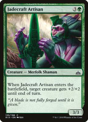 Jadecraft Artisan card from Rivals of Ixalan