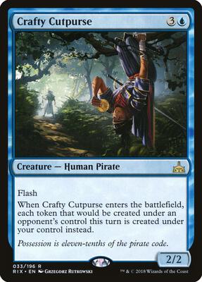 Crafty Cutpurse card from Rivals of Ixalan