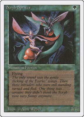 Scryb Sprites card from Revised Edition