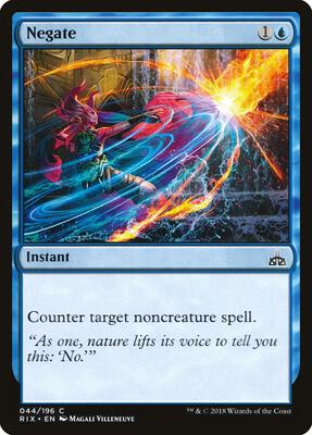 Negate card from Rivals of Ixalan
