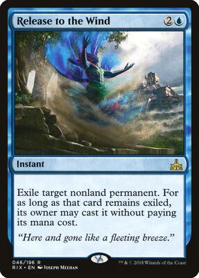 Release to the Wind card from Rivals of Ixalan