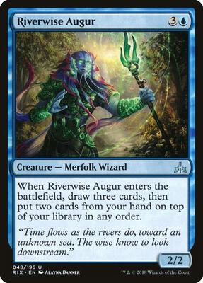 Riverwise Augur card from Rivals of Ixalan