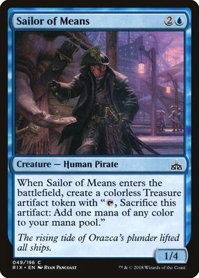 Sailor of Means card from Rivals of Ixalan