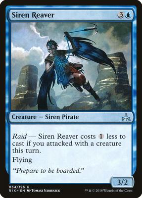 Siren Reaver card from Rivals of Ixalan