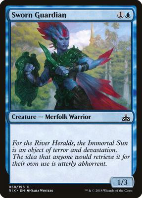 Sworn Guardian card from Rivals of Ixalan