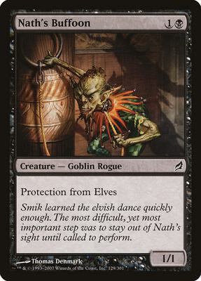 Nath's Buffoon card from Lorwyn