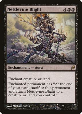 Nettlevine Blight card from Lorwyn