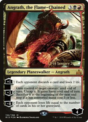 Angrath, the Flame-Chained card from Prerelease Cards