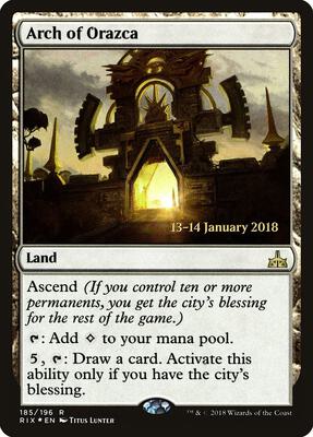 Arch of Orazca card from Prerelease Cards