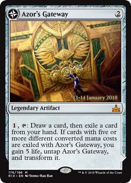 Azor's Gateway card from Prerelease Cards