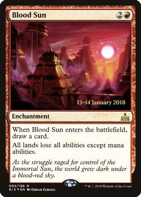 Blood Sun card from Prerelease Cards
