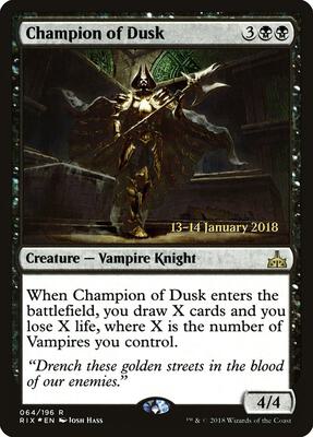 Champion of Dusk card from Prerelease Cards