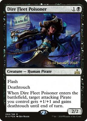 Dire Fleet Poisoner card from Prerelease Cards