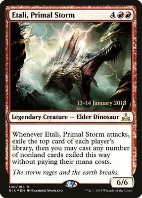 Etali, Primal Storm (RIX) card from Prerelease Cards