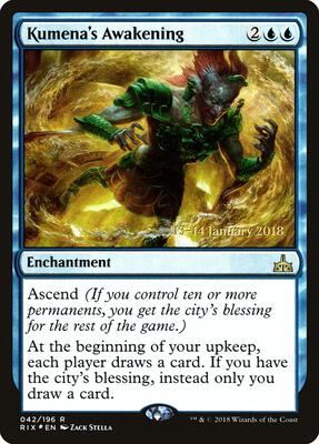Kumena's Awakening card from Prerelease Cards