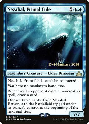 Nezahal, Primal Tide card from Prerelease Cards