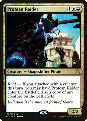 Protean Raider card from Prerelease Cards