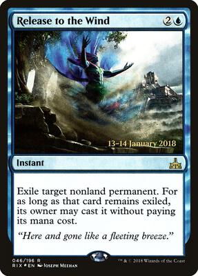 Release to the Wind card from Prerelease Cards