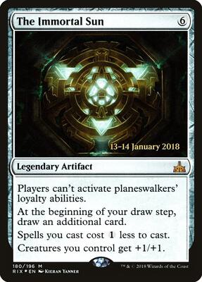 The Immortal Sun card from Prerelease Cards