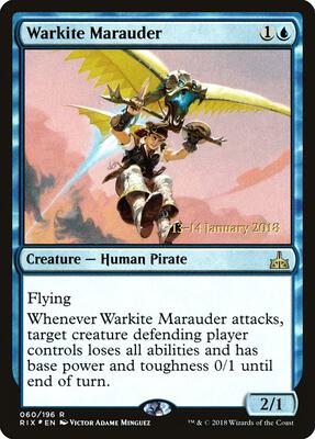 Warkite Marauder card from Prerelease Cards