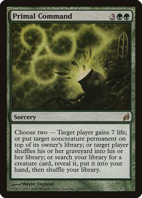 Primal Command card from Lorwyn