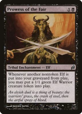 Prowess of the Fair card from Lorwyn