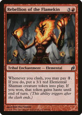 Rebellion of the Flamekin card from Lorwyn