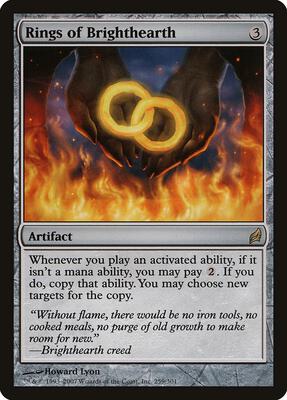 Rings of Brighthearth card from Lorwyn