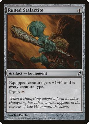 Runed Stalactite card from Lorwyn