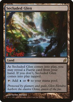 Secluded Glen card from Lorwyn