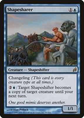 Shapesharer card from Lorwyn