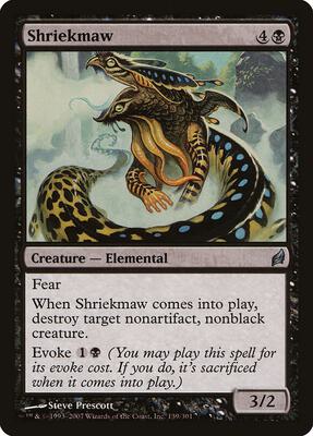 Shriekmaw card from Lorwyn