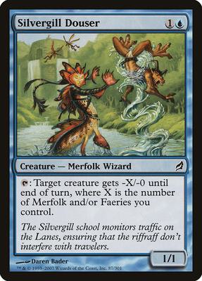 Silvergill Douser card from Lorwyn