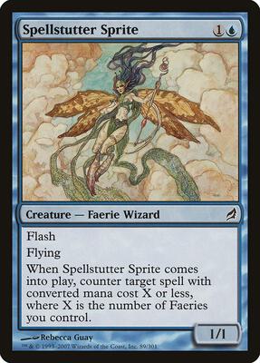 Spellstutter Sprite card from Lorwyn