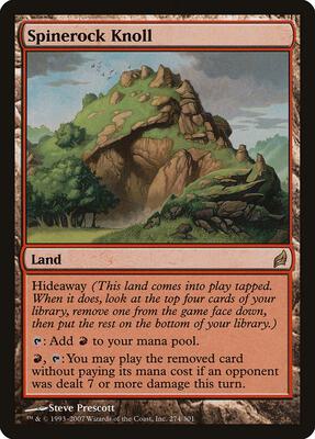 Spinerock Knoll card from Lorwyn
