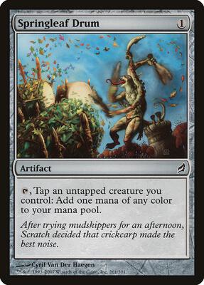 Springleaf Drum card from Lorwyn